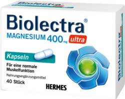 BIOLECTRA Magnesium 400 mg ultra Kapseln 33 g von HERMES Arzneimittel GmbH