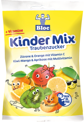 BLOC Kinder Traubenzucker versch.Geschmacksr.Btl. 75 g von HERMES Arzneimittel GmbH