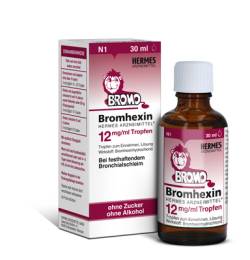 BROMHEXIN Hermes Arzneimittel 12 mg/ml Tropfen 30 ml von HERMES Arzneimittel GmbH