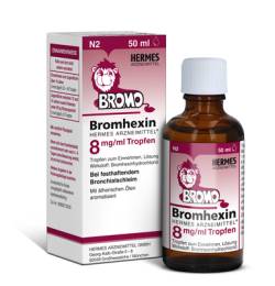 BROMHEXIN Hermes Arzneimittel 8 mg/ml Tropfen 30 ml von HERMES Arzneimittel GmbH