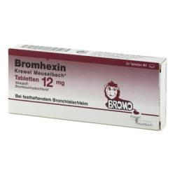 BROMHEXIN Krewel Meuselb.Tabletten 12mg 20 St von HERMES Arzneimittel GmbH