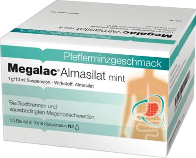 MEGALAC Almasilat mint Suspension 50X10 ml von HERMES Arzneimittel GmbH