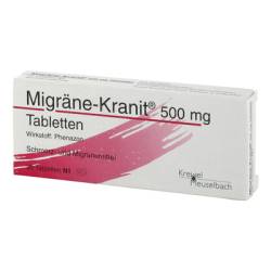MIGR�NE KRANIT 500 mg Tabletten 20 St von HERMES Arzneimittel GmbH