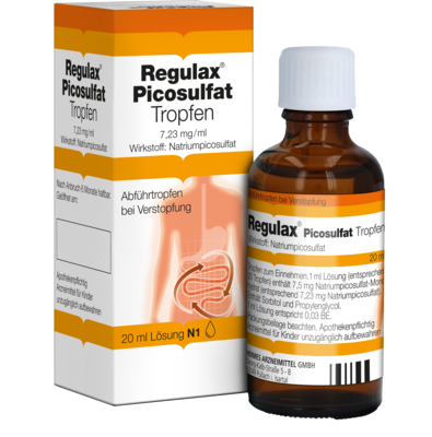 REGULAX Picosulfat Tropfen 20 ml von HERMES Arzneimittel GmbH