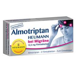 ALMOTRIPTAN Heumann bei Migr�ne 12,5 mg Filmtabl. 2 St von HEUMANN PHARMA GmbH & Co. Generica KG