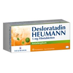 DESLORATADIN Heumann 5 mg Filmtabletten 10 St von HEUMANN PHARMA GmbH & Co. Generica KG