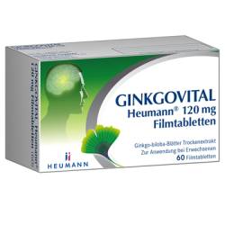 GINKGOVITAL Heumann 120 mg Filmtabletten 60 St von HEUMANN PHARMA GmbH & Co. Generica KG