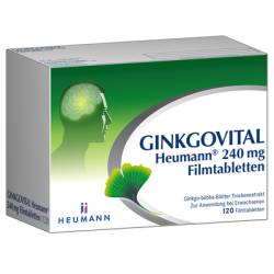 GINKGOVITAL Heumann 240 mg Filmtabletten 120 St von HEUMANN PHARMA GmbH & Co. Generica KG