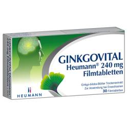 GINKGOVITAL Heumann 240 mg Filmtabletten 30 St von HEUMANN PHARMA GmbH & Co. Generica KG