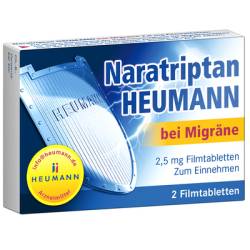 NARATRIPTAN Heumann bei Migr�ne 2,5 mg Filmtabl. 2 St von HEUMANN PHARMA GmbH & Co. Generica KG