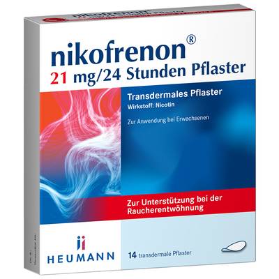 NIKOFRENON 21 mg/24 Stunden Pflaster transdermal 14 St von HEUMANN PHARMA GmbH & Co. Generica KG