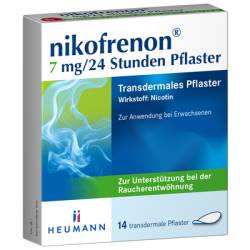 NIKOFRENON 7 mg/24 Stunden Pflaster transdermal 14 St von HEUMANN PHARMA GmbH & Co. Generica KG