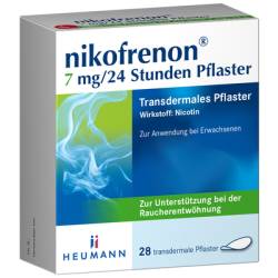 NIKOFRENON 7 mg/24 Stunden Pflaster transdermal 28 St von HEUMANN PHARMA GmbH & Co. Generica KG