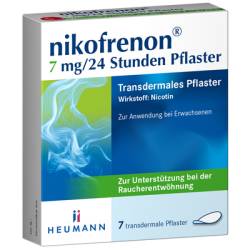NIKOFRENON 7 mg/24 Stunden Pflaster transdermal 7 St von HEUMANN PHARMA GmbH & Co. Generica KG