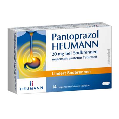 PANTOPRAZOL Heumann 20 mg b.Sodbrennen msr.Tabl. 14 St von HEUMANN PHARMA GmbH & Co. Generica KG
