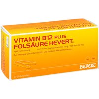 Vitamin B12 plus FolsÃ¤ure Hevert Ampullen-Paare von HEVERT