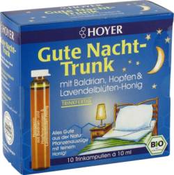 HOYER Gute Nacht Trunk Trinkampullen 10X10 ml von HOYER GmbH
