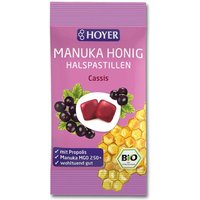 Hoyer Manuka Honig Halspastillen Cassis von HOYER