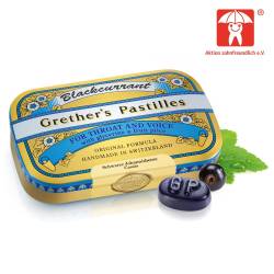 Grethers Pastilles Blackcurrant Gold Dose von Hager Pharma GmbH