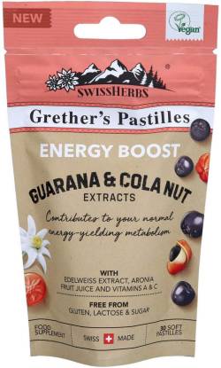Grethers Swissherbs Energy Boost Guarana & Cola Nut 45 G von Hager Pharma GmbH