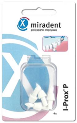 MIRADENT Ersatz Spitzb�rsten I-Prox P wei� soft 4 St von Hager Pharma GmbH
