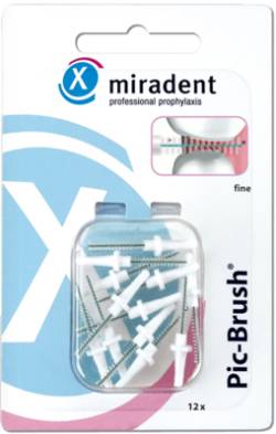 MIRADENT Interd.Pic-Brush Ersatzb.fein wei� 12 St von Hager Pharma GmbH