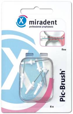 MIRADENT Interd.Pic-Brush Ersatzb.fein wei� 6 St von Hager Pharma GmbH