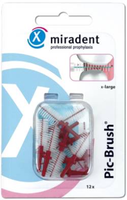 MIRADENT Interd.Pic-Brush Ersatzb.x-large bordeaux 12 St von Hager Pharma GmbH