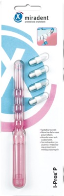 MIRADENT Spitzbürsten-Kit I-Prox P tra.pink 1H.4B. von Hager Pharma GmbH