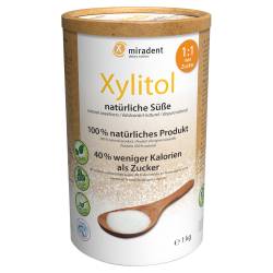"MIRADENT Xylitol Zuckerersatz Pulver 1000 Gramm" von "Hager Pharma GmbH"
