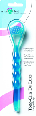 MIRADENT Zungenreiniger Tong-Clin de L.blau trans. 1 St von Hager Pharma GmbH