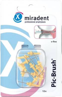 miradent Pic-Brush x-fine Interdentalbürsten gelb von Hager Pharma GmbH
