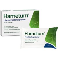 Hametum® Hämorrhoidenzäpfchen + Hametum® Feuchtpflegetücher von Hametum