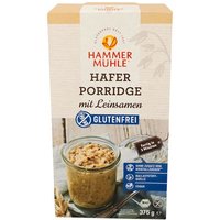 Hafer Porridge mit Leinsamen von Hammermühle