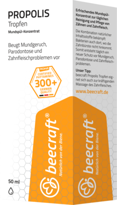 BEECRAFT Propolis Tropfen Mundsp�l-Konzentrat 50 ml von Hansa Naturheilmittel GmbH
