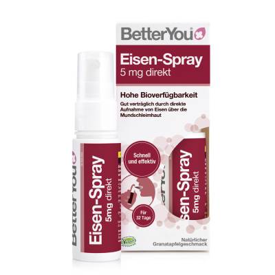 BETTERYOU Eisen-Spray 5mg direkt von Hansa Naturheilmittel GmbH