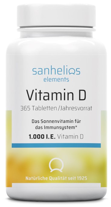 sanhelios Vitamin D3 1.000I.E. von Hansa Naturheilmittel GmbH