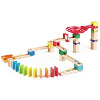 Hape Zweispurige Murmelbahn mit Domino von Hape