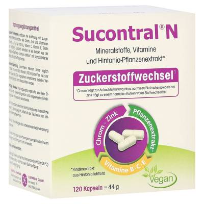 "SUCONTRAL N Kapseln 120 Stück" von "Harras Pharma Curarina Arzneimittel GmbH"