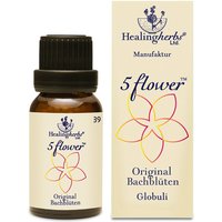 Healing Herbs 5 Flower Original Bachblüten Globuli von Healing Herbs