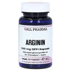 "ARGININ 500 mg GPH Kapseln 60 Stück" von "Hecht Pharma GmbH"