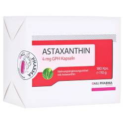 "ASTAXANTHIN 4 mg GPH Kapseln 180 Stück" von "Hecht Pharma GmbH"