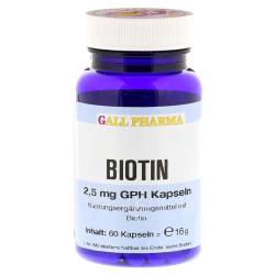 BIOTIN 2,5 mg GPH Kapseln 60 St Kapseln von Hecht Pharma GmbH