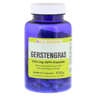 "GERSTENGRAS 250 mg GPH Kapseln 120 Stück" von "Hecht Pharma GmbH"