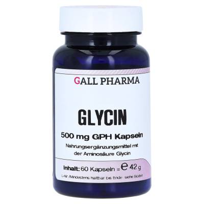 "GLYCIN 500 mg GPH Kapseln 60 Stück" von "Hecht Pharma GmbH"