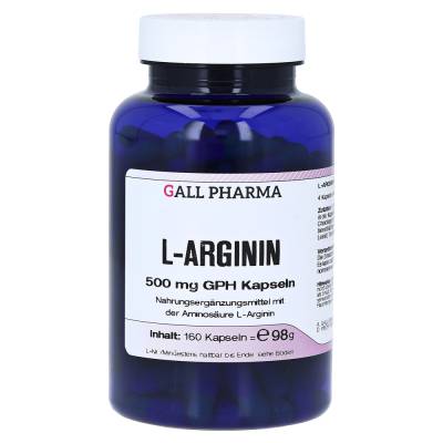 "L-ARGININ 500 mg GPH Kapseln 160 Stück" von "Hecht Pharma GmbH"