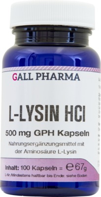 L-LYSIN 500 mg Kapseln von Hecht Pharma GmbH