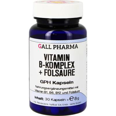 VITAMIN B Komplex+Folsäure Kapseln 30 St Kapseln von Hecht Pharma GmbH