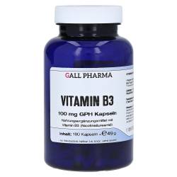 "VITAMIN B3 100 mg GPH Kapseln 180 Stück" von "Hecht Pharma GmbH"