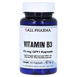 "VITAMIN B3 15 mg GPH Kapseln 60 Stück" von "Hecht Pharma GmbH"